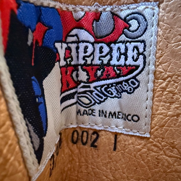 Old Gringo Tan Star and Hat Embroidered Boots - Picture 8 of 8